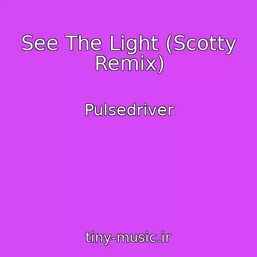 کاور آهنگ See The Light (Scotty Remix) از Pulsedriver