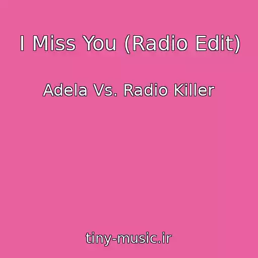 کاور آهنگ I Miss You (Radio Edit) از Adela Vs. Radio Killer