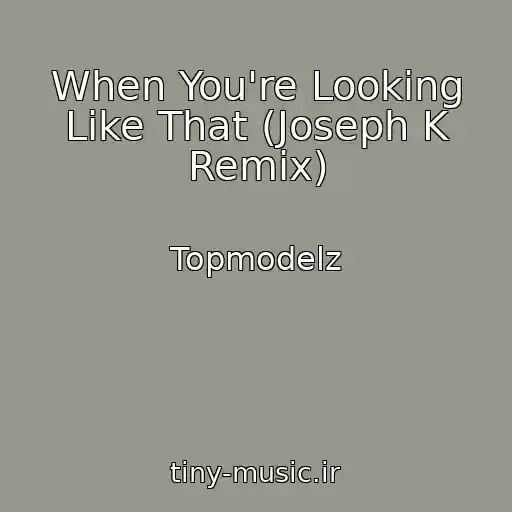 کاور آهنگ When You're Looking Like That (Joseph K Remix) از Topmodelz