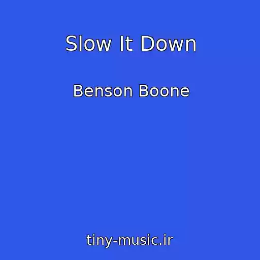 کاور آهنگ Slow It Down از Benson Boone