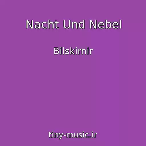 کاور آهنگ Nacht Und Nebel از Bilskirnir