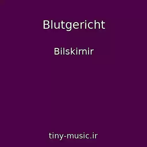 کاور آهنگ Blutgericht از Bilskirnir