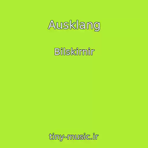 کاور آهنگ Ausklang از Bilskirnir