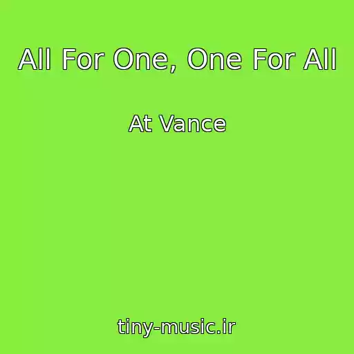 کاور آهنگ All For One, One For All از At Vance