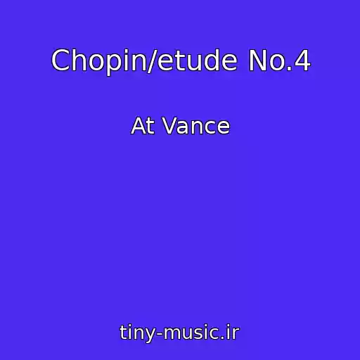 کاور آهنگ Chopin/etude No.4 از At Vance