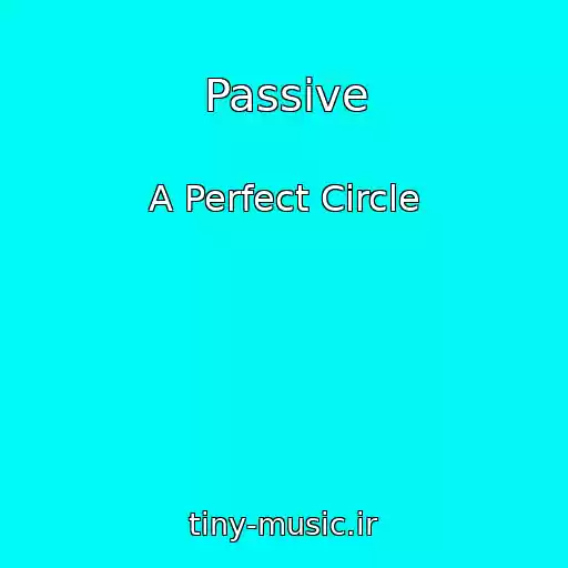 کاور آهنگ Passive از A Perfect Circle