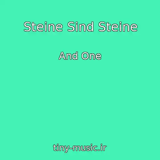 کاور آهنگ Steine Sind Steine از And One