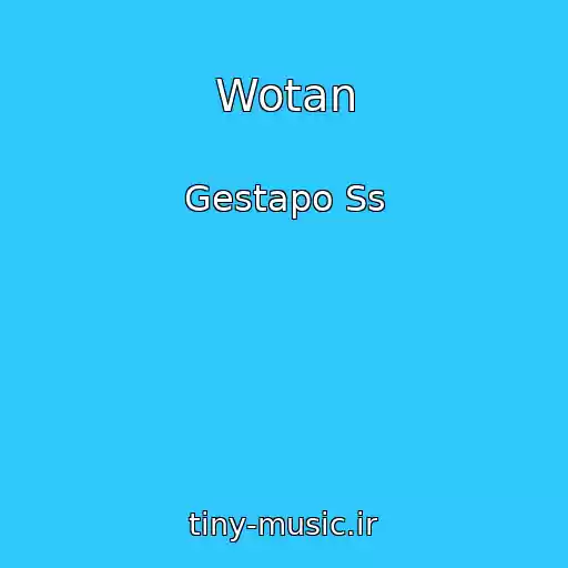 کاور آهنگ Wotan از Gestapo Ss