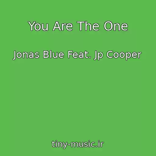 کاور آهنگ You Are The One از Jonas Blue Feat. Jp Cooper