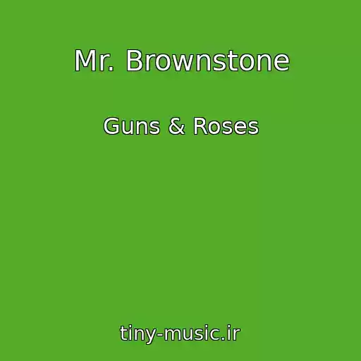 کاور آهنگ Mr. Brownstone از Guns & Roses