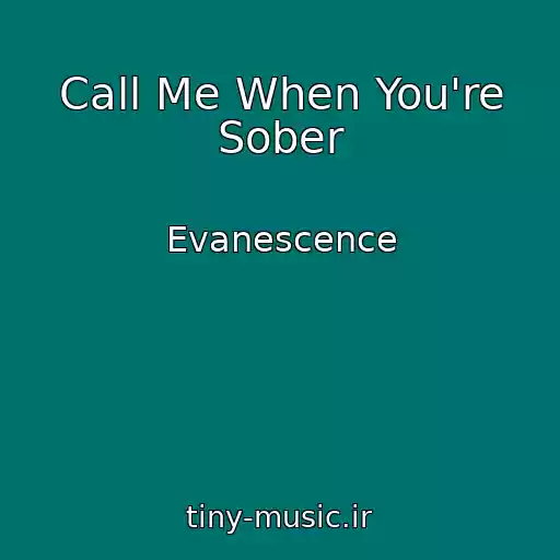 کاور آهنگ Call Me When You're Sober از Evanescence