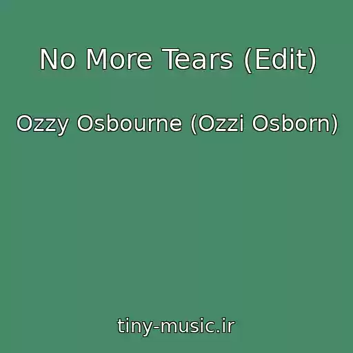 کاور آهنگ No More Tears (Edit) از Ozzy Osbourne (Ozzi Osborn)
