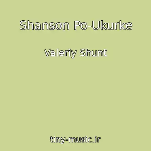 کاور آهنگ Shanson Po-Ukurke از Valeriy Shunt