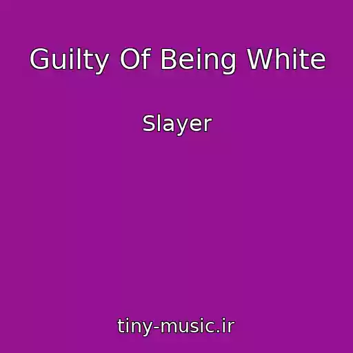 کاور آهنگ Guilty Of Being White از Slayer