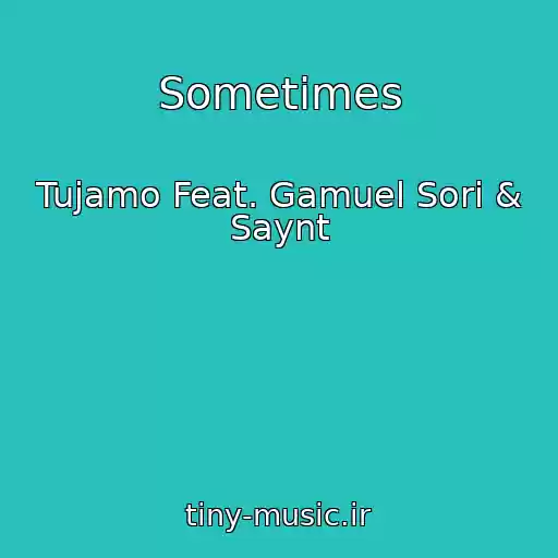 کاور آهنگ Sometimes از Tujamo Feat. Gamuel Sori & Saynt
