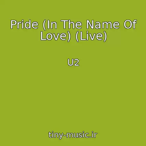کاور آهنگ Pride (In The Name Of Love) (Live) از U2