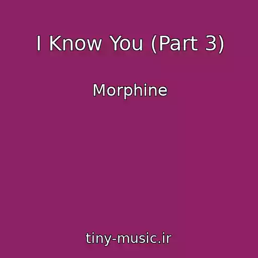 کاور آهنگ I Know You (Part 3) از Morphine