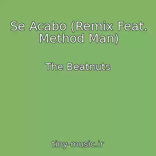 کاور آهنگ Se Acabo (Remix Feat. Method Man) از The Beatnuts