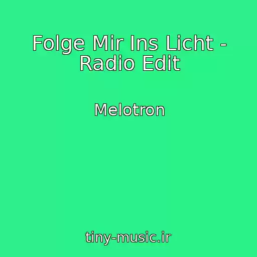 کاور آهنگ Folge Mir Ins Licht - Radio Edit از Melotron