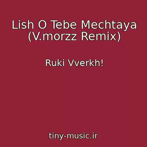 کاور آهنگ Lish O Tebe Mechtaya (V.morzz Remix) از Ruki Vverkh!