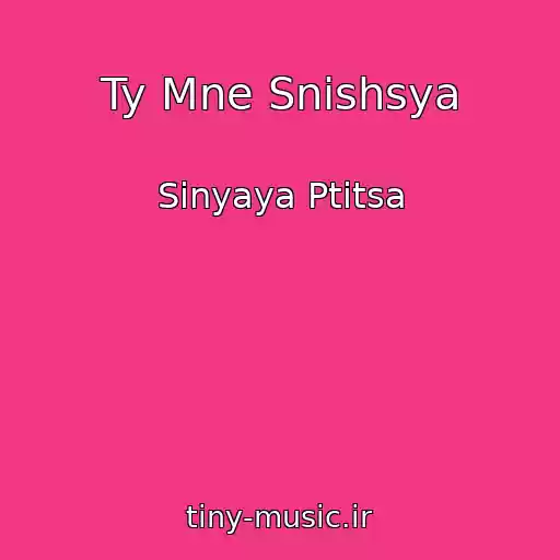 کاور آهنگ Ty Mne Snishsya از Sinyaya Ptitsa