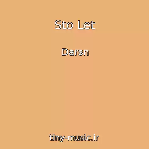 کاور آهنگ Sto Let از Darsn