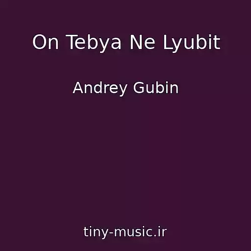 کاور آهنگ On Tebya Ne Lyubit از Andrey Gubin