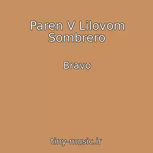 کاور آهنگ Paren V Lilovom Sombrero از Bravo