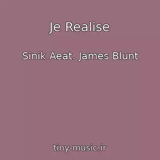 کاور آهنگ Je Realise از Sinik Aeat. James Blunt