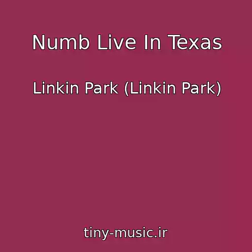 کاور آهنگ Numb Live In Texas از Linkin Park (Linkin Park)