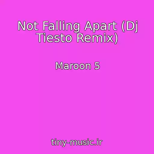 کاور آهنگ Not Falling Apart (Dj Tiesto Remix) از Maroon 5