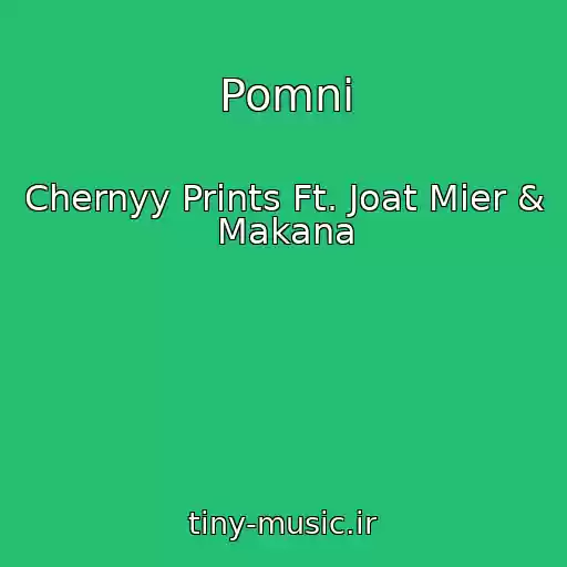 کاور آهنگ Pomni از Chernyy Prints Ft. Joat Mier & Makana