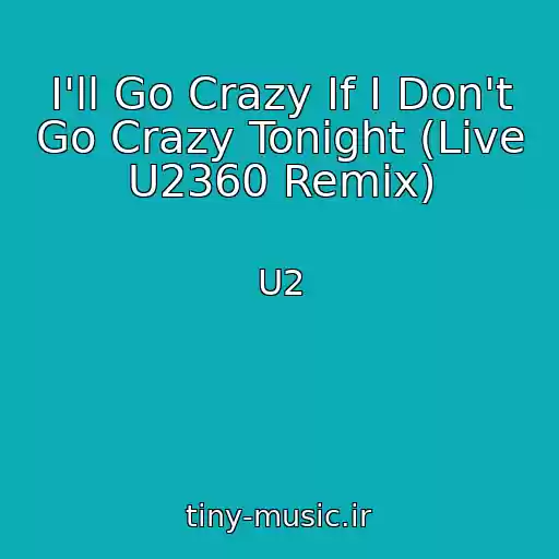 کاور آهنگ I'll Go Crazy If I Don't Go Crazy Tonight (Live U2360 Remix) از U2