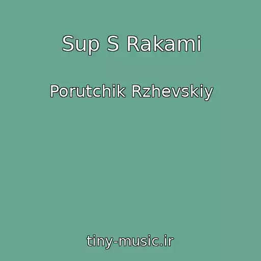کاور آهنگ Sup S Rakami از Porutchik Rzhevskiy