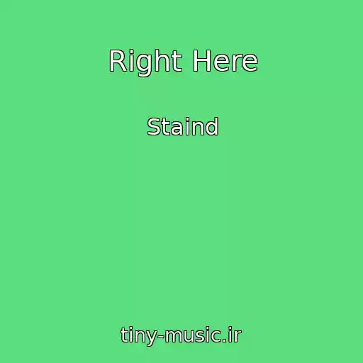 کاور آهنگ Right Here از Staind