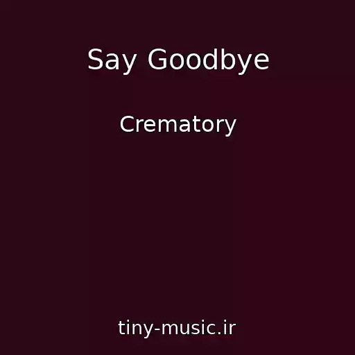 کاور آهنگ Say Goodbye از Crematory