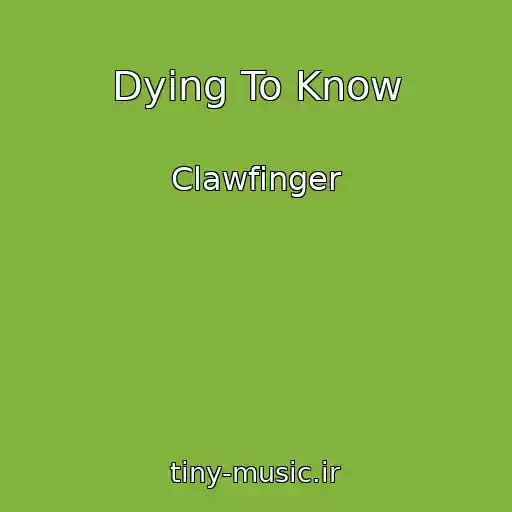 کاور آهنگ Dying To Know از Clawfinger