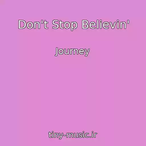 کاور آهنگ Don't Stop Believin' از Journey
