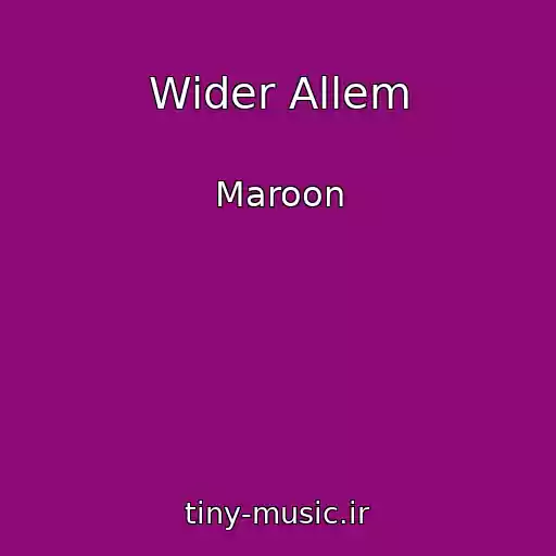 کاور آهنگ Wider Allem از Maroon