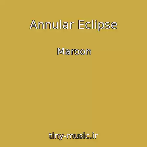کاور آهنگ Annular Eclipse از Maroon