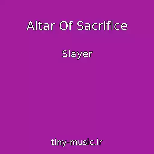 کاور آهنگ Altar Of Sacrifice از Slayer