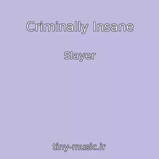 کاور آهنگ Criminally Insane از Slayer