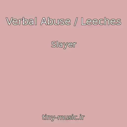 کاور آهنگ Verbal Abuse / Leeches از Slayer