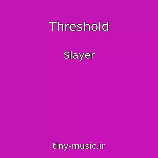 کاور آهنگ Threshold از Slayer