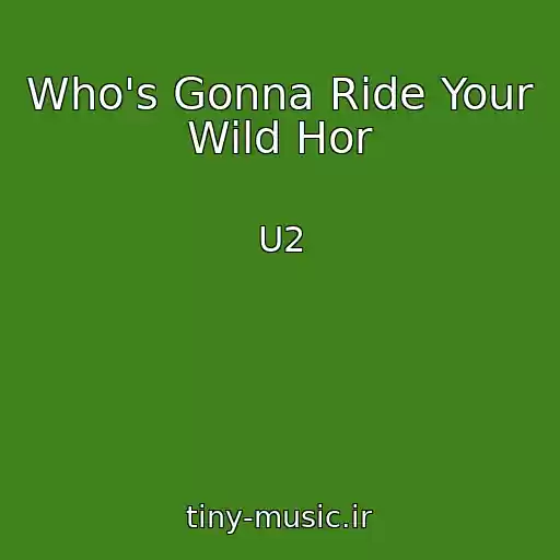 کاور آهنگ Who's Gonna Ride Your Wild Hor از U2