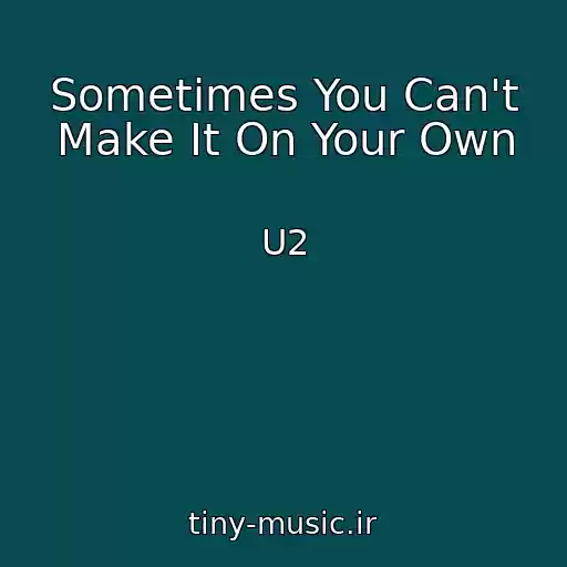 کاور آهنگ Sometimes You Can't Make It On Your Own از U2