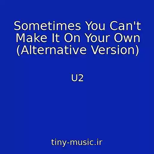 کاور آهنگ Sometimes You Can't Make It On Your Own (Alternative Version) از U2