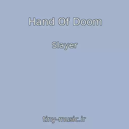 کاور آهنگ Hand Of Doom از Slayer