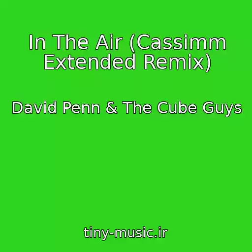 کاور آهنگ In The Air (Cassimm Extended Remix) از David Penn & The Cube Guys