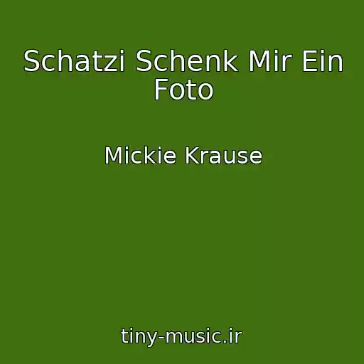 کاور آهنگ Schatzi Schenk Mir Ein Foto از Mickie Krause